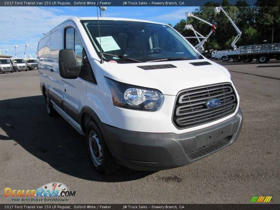 2017 Ford Transit Van 150 LR Regular Oxford White / Pewter Photo #8