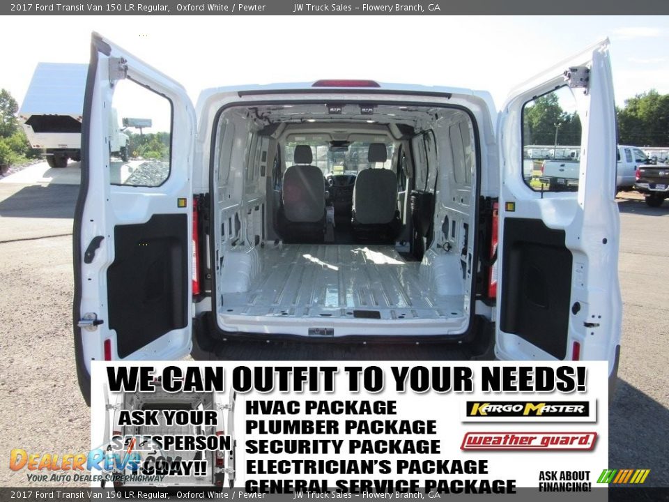 2017 Ford Transit Van 150 LR Regular Oxford White / Pewter Photo #10