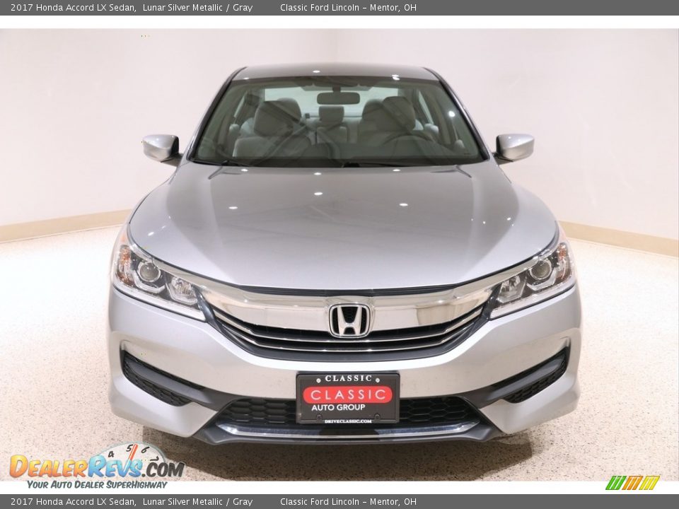 2017 Honda Accord LX Sedan Lunar Silver Metallic / Gray Photo #2