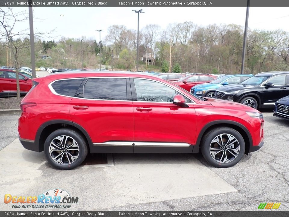 2020 Hyundai Santa Fe Limited AWD Calypso Red / Black Photo #1