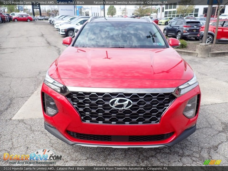 2020 Hyundai Santa Fe Limited AWD Calypso Red / Black Photo #4