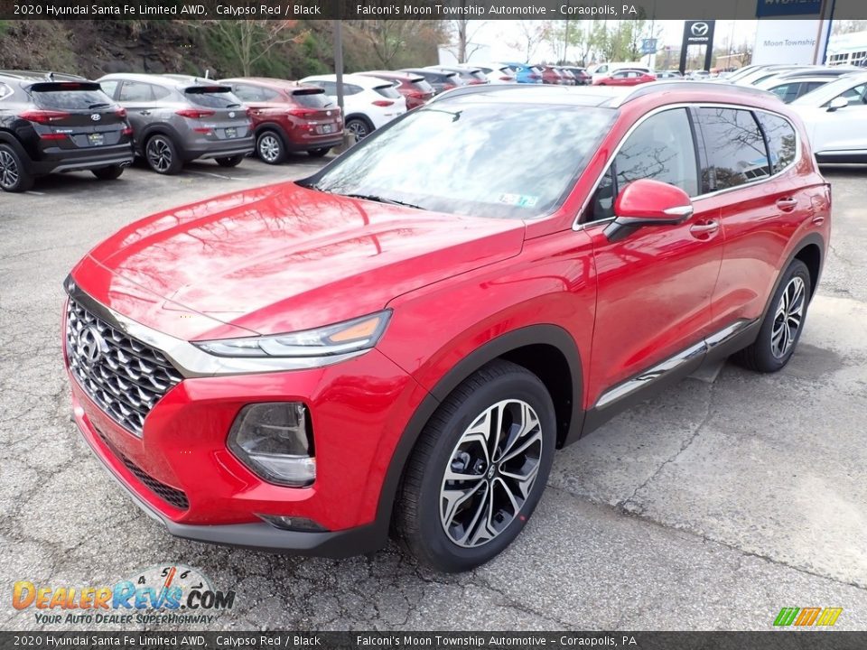 2020 Hyundai Santa Fe Limited AWD Calypso Red / Black Photo #5