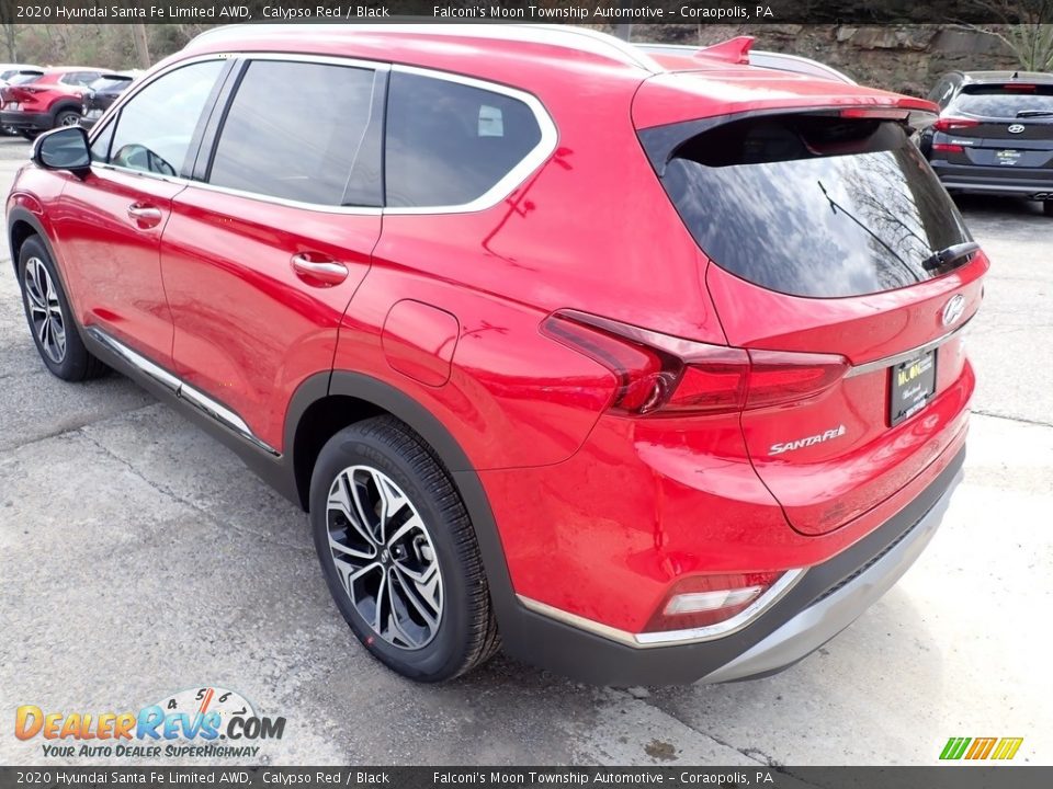 2020 Hyundai Santa Fe Limited AWD Calypso Red / Black Photo #6