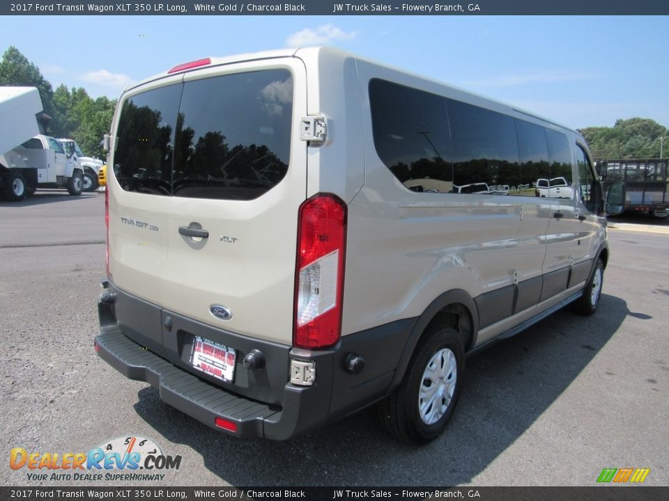 2017 Ford Transit Wagon XLT 350 LR Long White Gold / Charcoal Black Photo #5