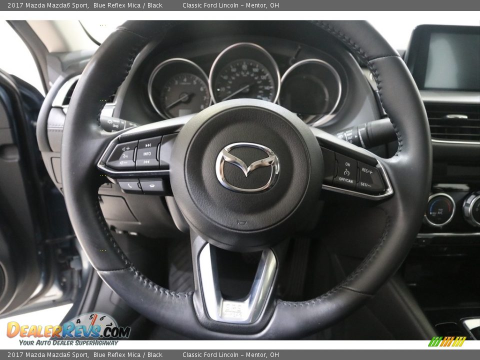 2017 Mazda Mazda6 Sport Blue Reflex Mica / Black Photo #7