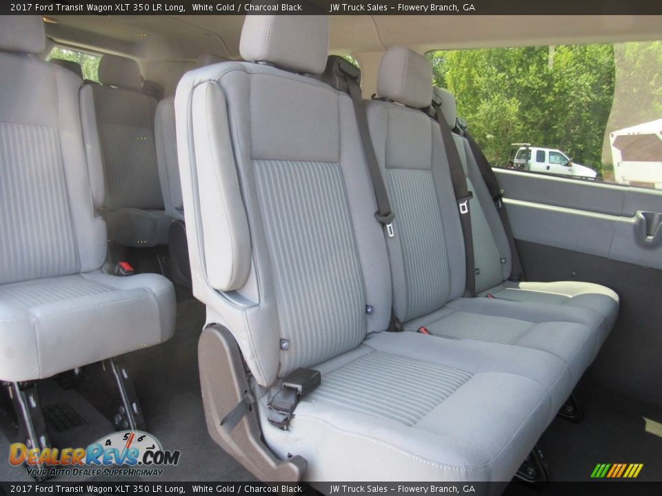 Rear Seat of 2017 Ford Transit Wagon XLT 350 LR Long Photo #12