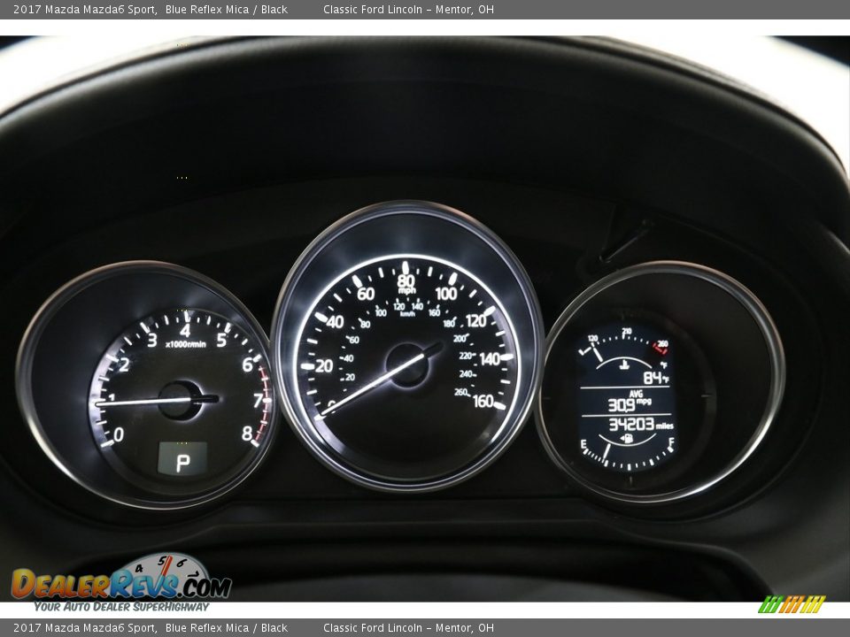 2017 Mazda Mazda6 Sport Blue Reflex Mica / Black Photo #8