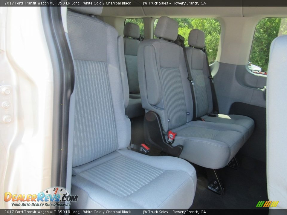 Rear Seat of 2017 Ford Transit Wagon XLT 350 LR Long Photo #13