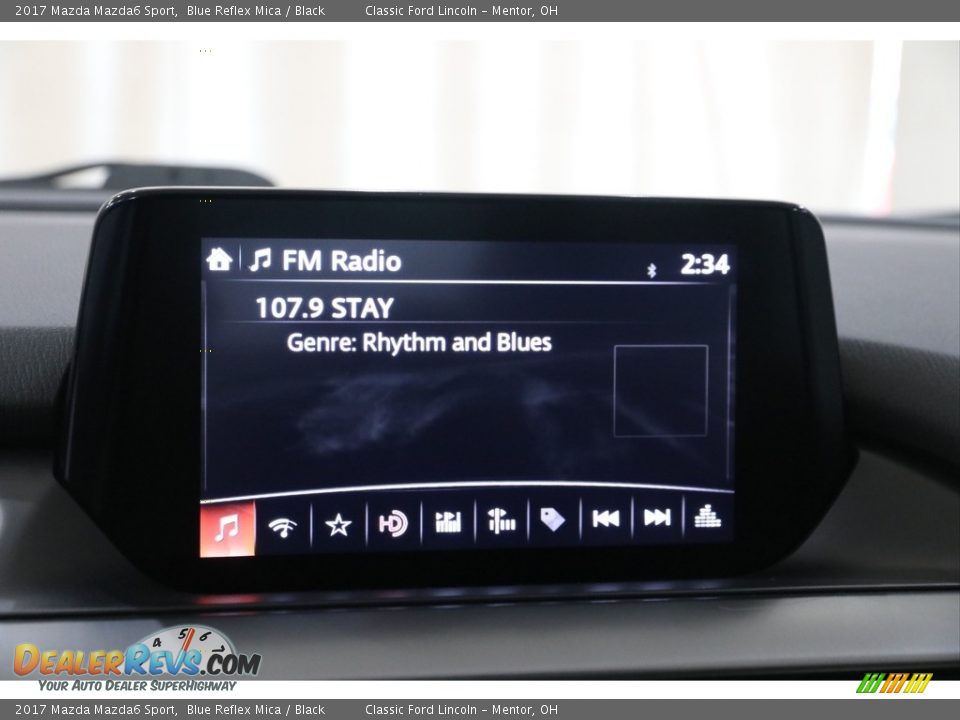 2017 Mazda Mazda6 Sport Blue Reflex Mica / Black Photo #10
