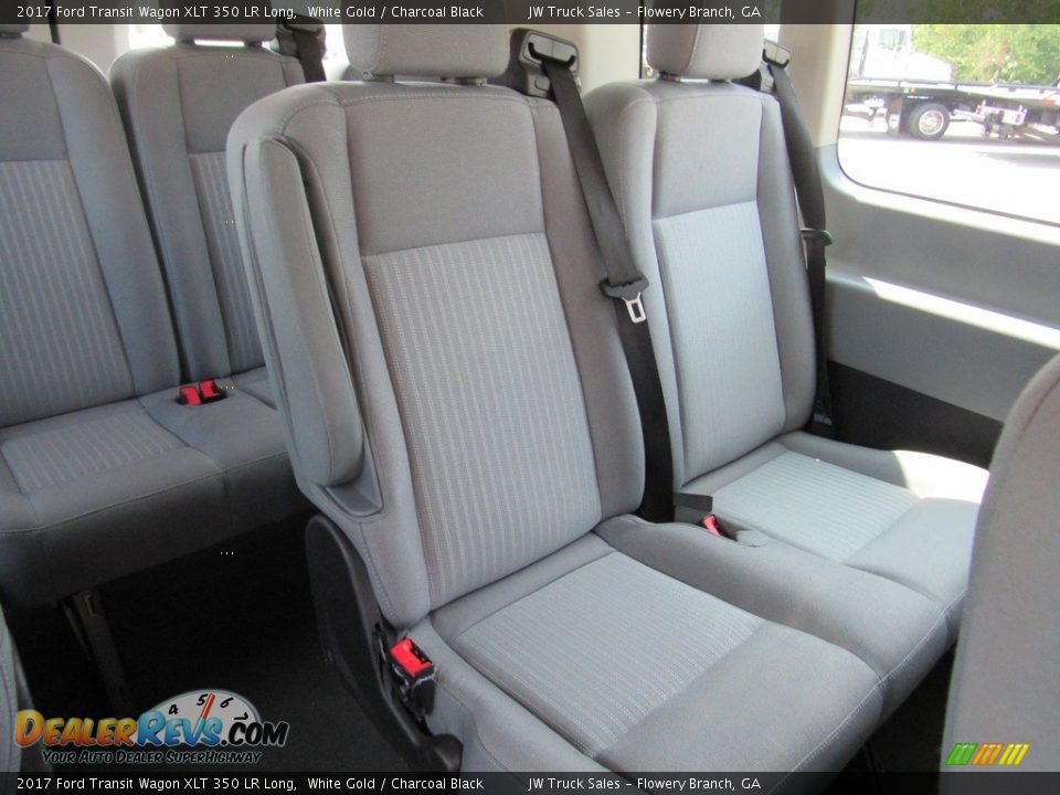 Rear Seat of 2017 Ford Transit Wagon XLT 350 LR Long Photo #14