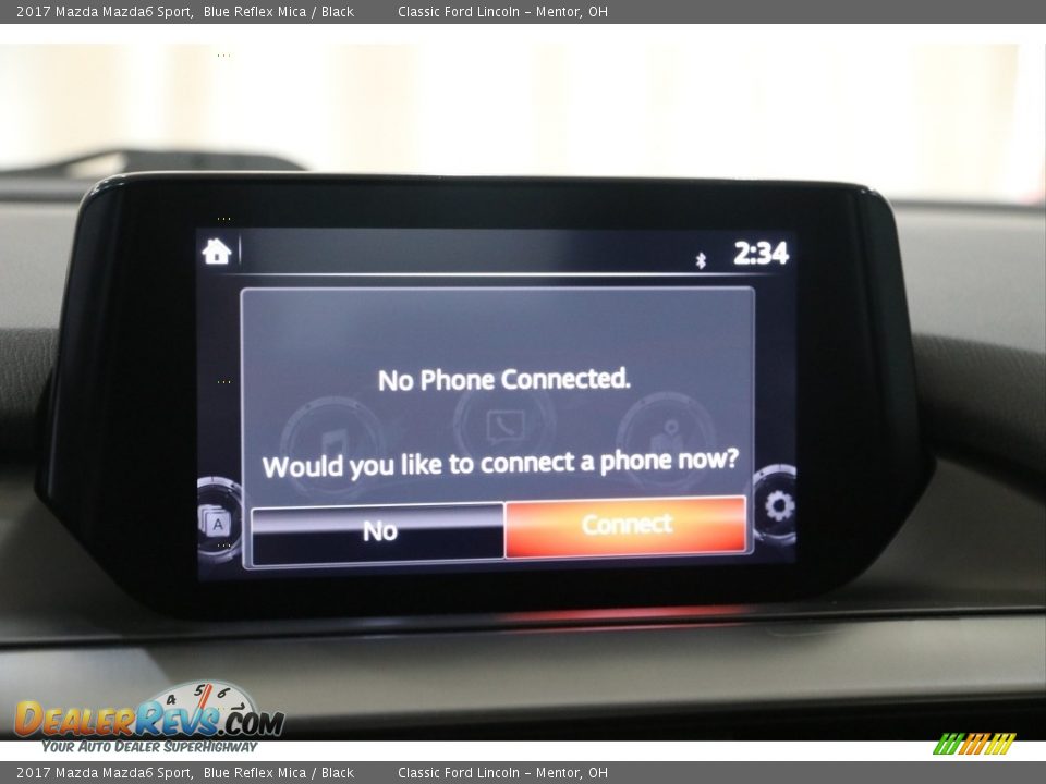 2017 Mazda Mazda6 Sport Blue Reflex Mica / Black Photo #11