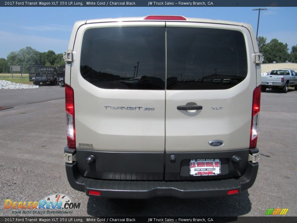 2017 Ford Transit Wagon XLT 350 LR Long White Gold / Charcoal Black Photo #18