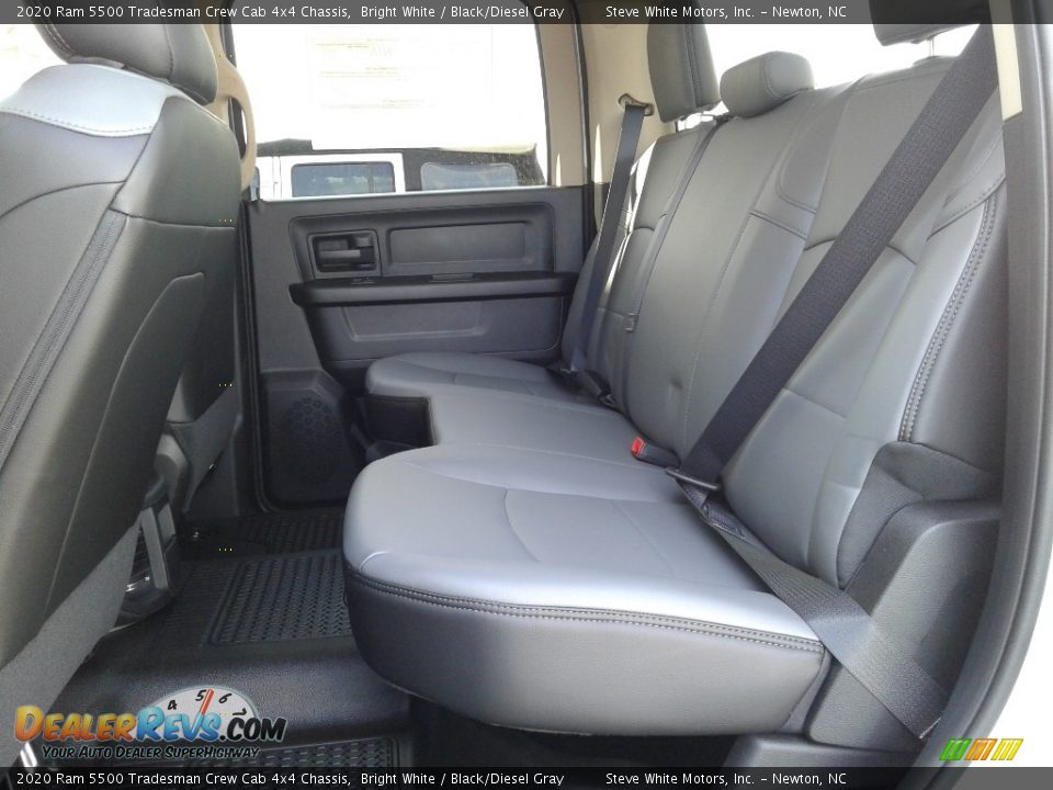 Rear Seat of 2020 Ram 5500 Tradesman Crew Cab 4x4 Chassis Photo #13