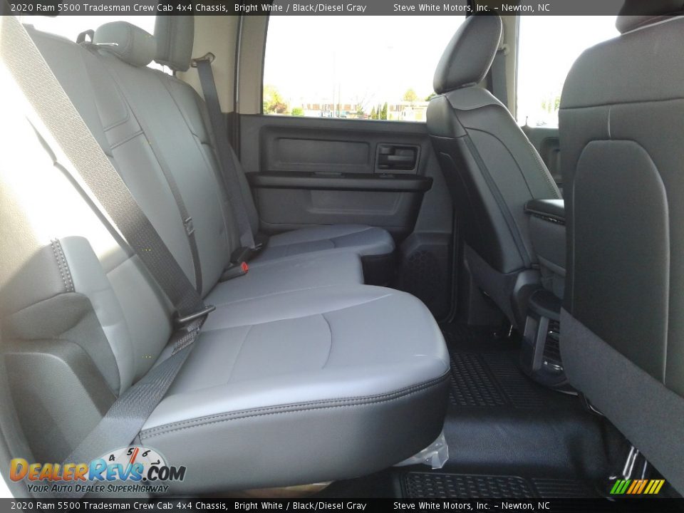 Rear Seat of 2020 Ram 5500 Tradesman Crew Cab 4x4 Chassis Photo #14
