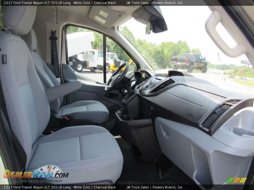 Front Seat of 2017 Ford Transit Wagon XLT 350 LR Long Photo #25
