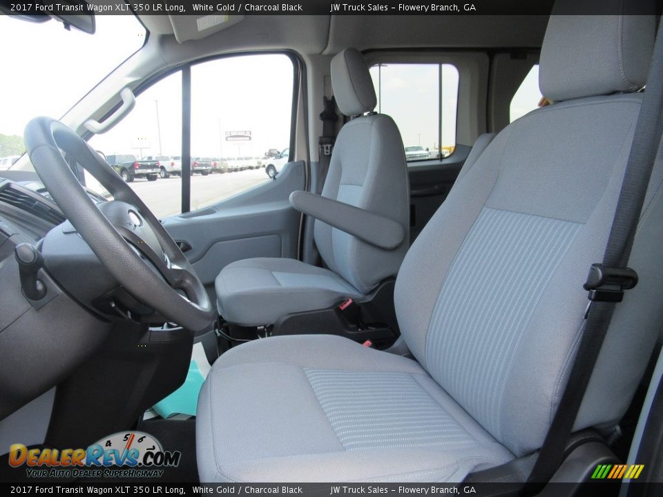 Front Seat of 2017 Ford Transit Wagon XLT 350 LR Long Photo #29