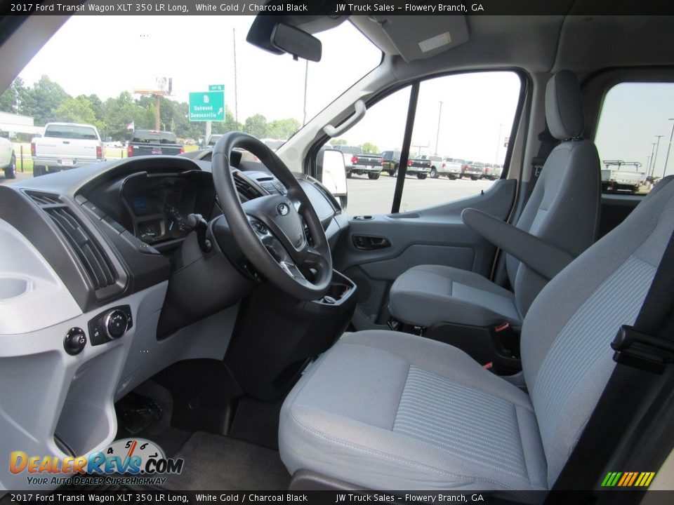 Charcoal Black Interior - 2017 Ford Transit Wagon XLT 350 LR Long Photo #30