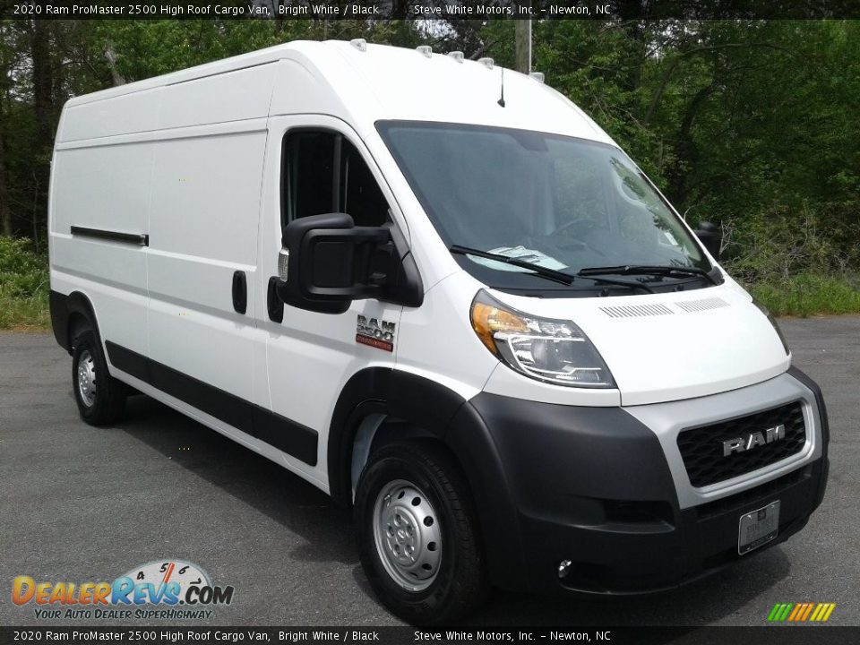 2020 Ram ProMaster 2500 High Roof Cargo Van Bright White / Black Photo #4