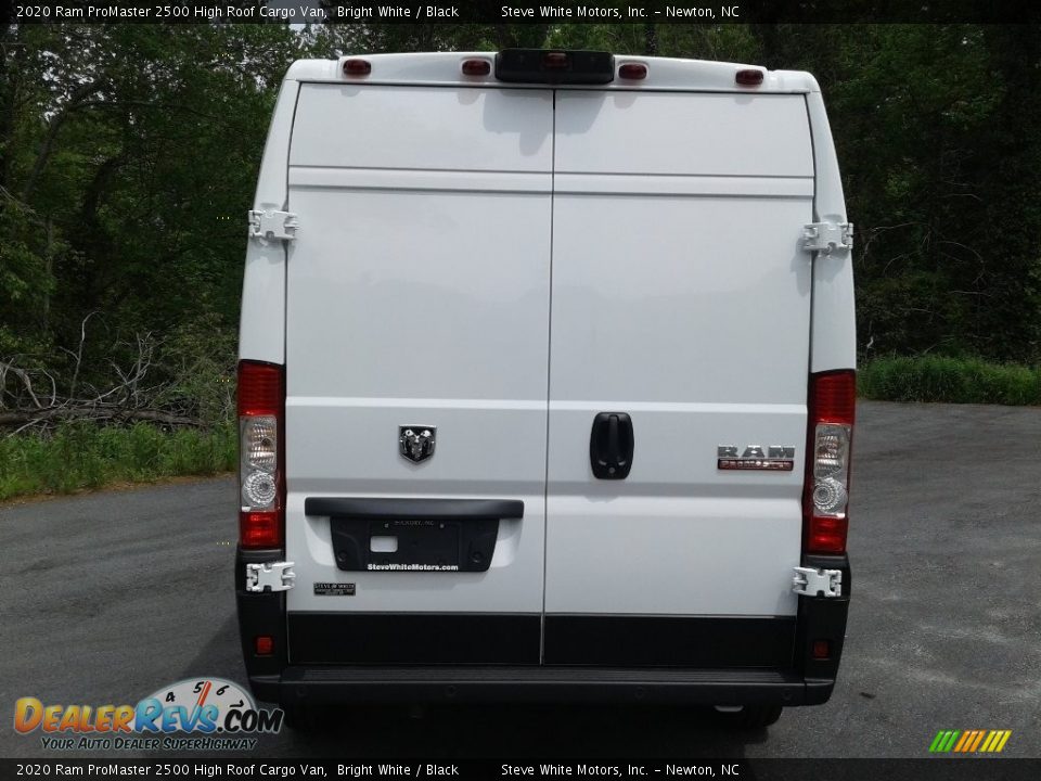 2020 Ram ProMaster 2500 High Roof Cargo Van Bright White / Black Photo #7