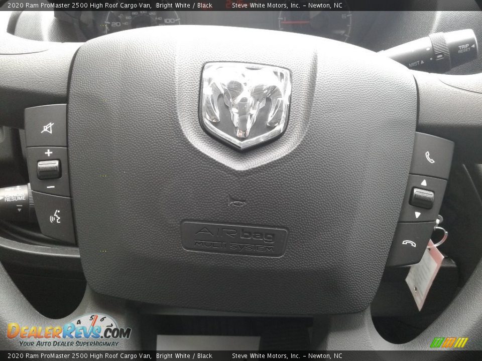 2020 Ram ProMaster 2500 High Roof Cargo Van Bright White / Black Photo #17