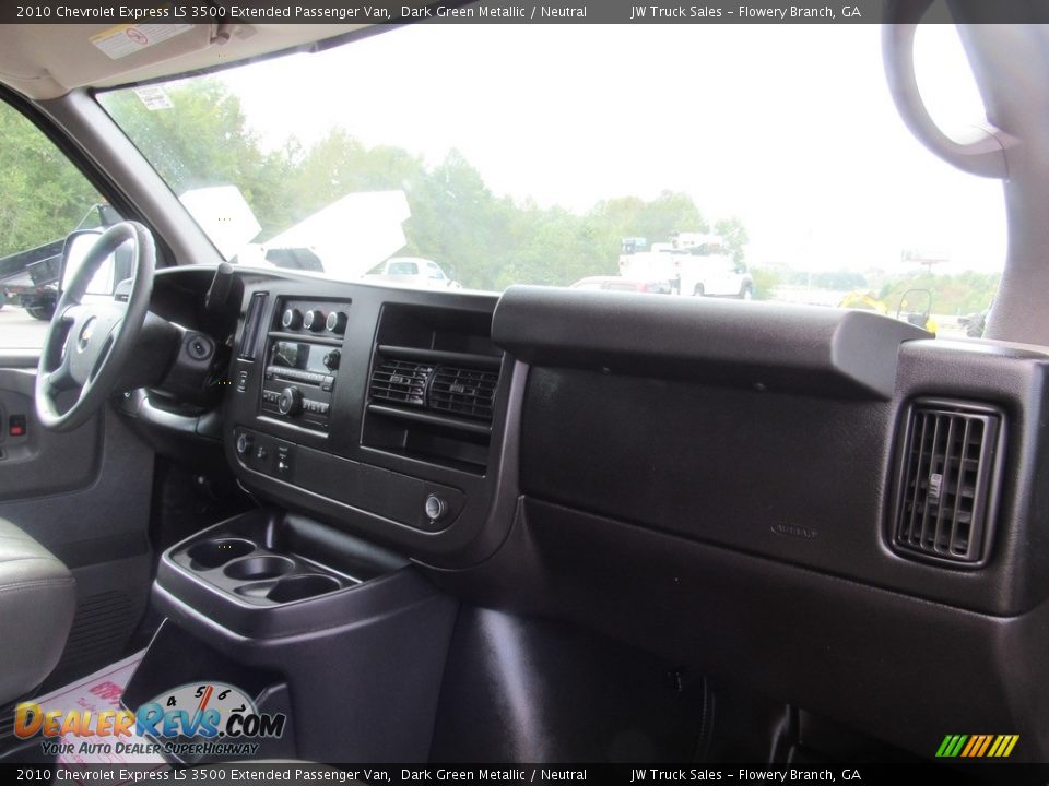 Dashboard of 2010 Chevrolet Express LS 3500 Extended Passenger Van Photo #19