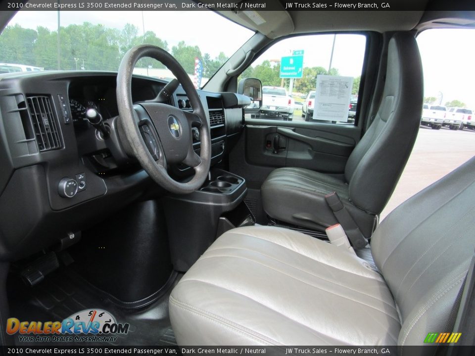 Neutral Interior - 2010 Chevrolet Express LS 3500 Extended Passenger Van Photo #25