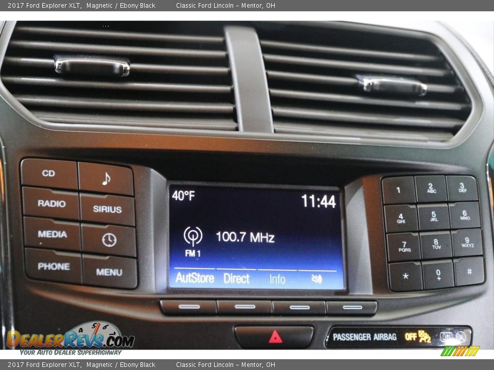 2017 Ford Explorer XLT Magnetic / Ebony Black Photo #11