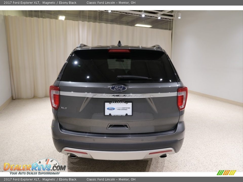 2017 Ford Explorer XLT Magnetic / Ebony Black Photo #19