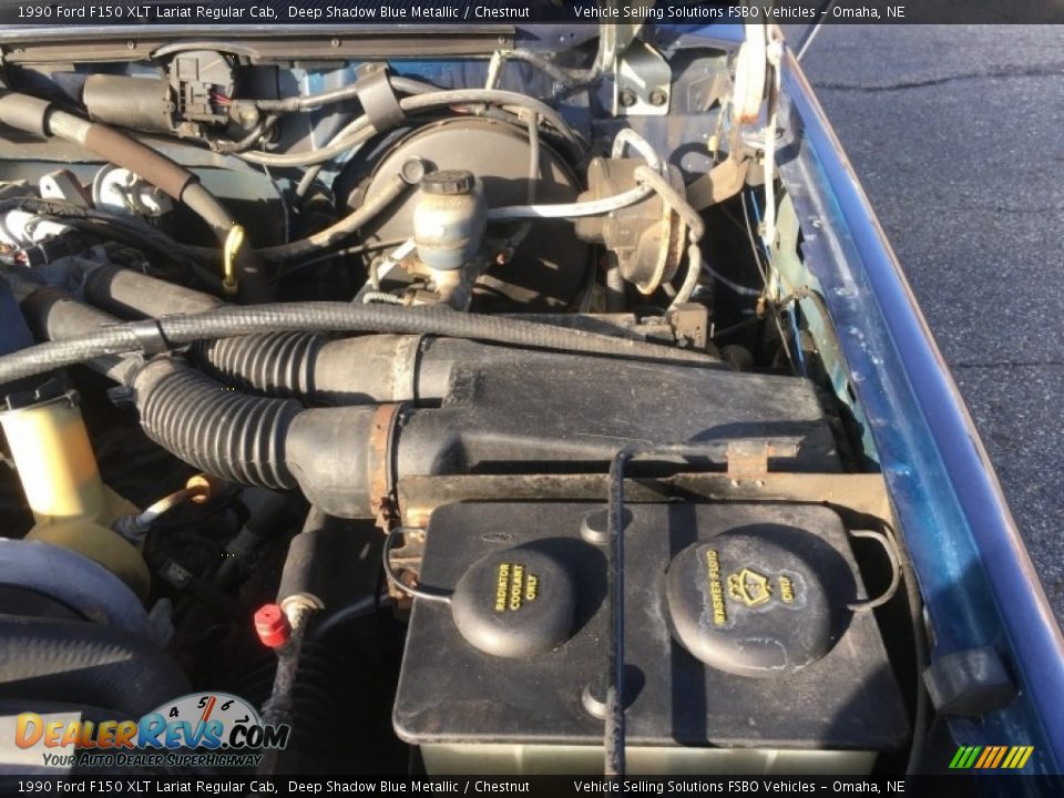 1990 Ford F150 XLT Lariat Regular Cab 4.9 Liter OHV 12-Valve Inline 6 Cylinder Engine Photo #9