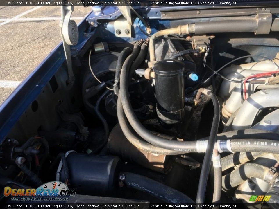 1990 Ford F150 XLT Lariat Regular Cab 4.9 Liter OHV 12-Valve Inline 6 Cylinder Engine Photo #11