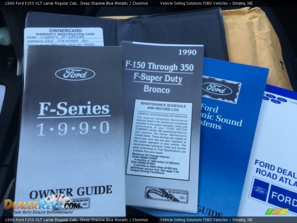 Books/Manuals of 1990 Ford F150 XLT Lariat Regular Cab Photo #12