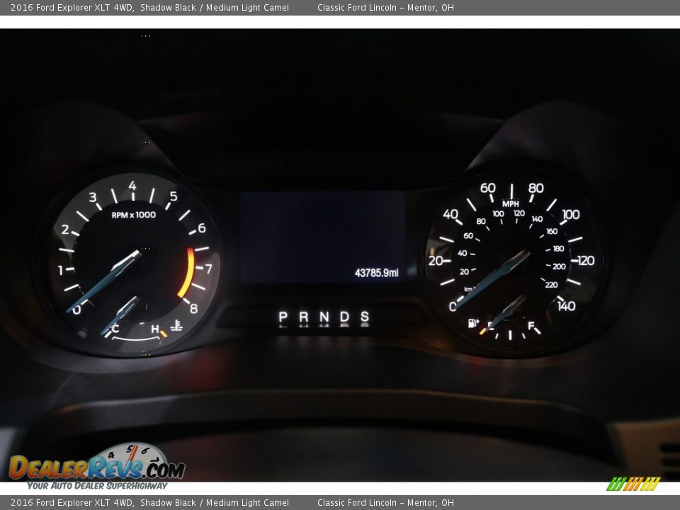 2016 Ford Explorer XLT 4WD Shadow Black / Medium Light Camel Photo #7