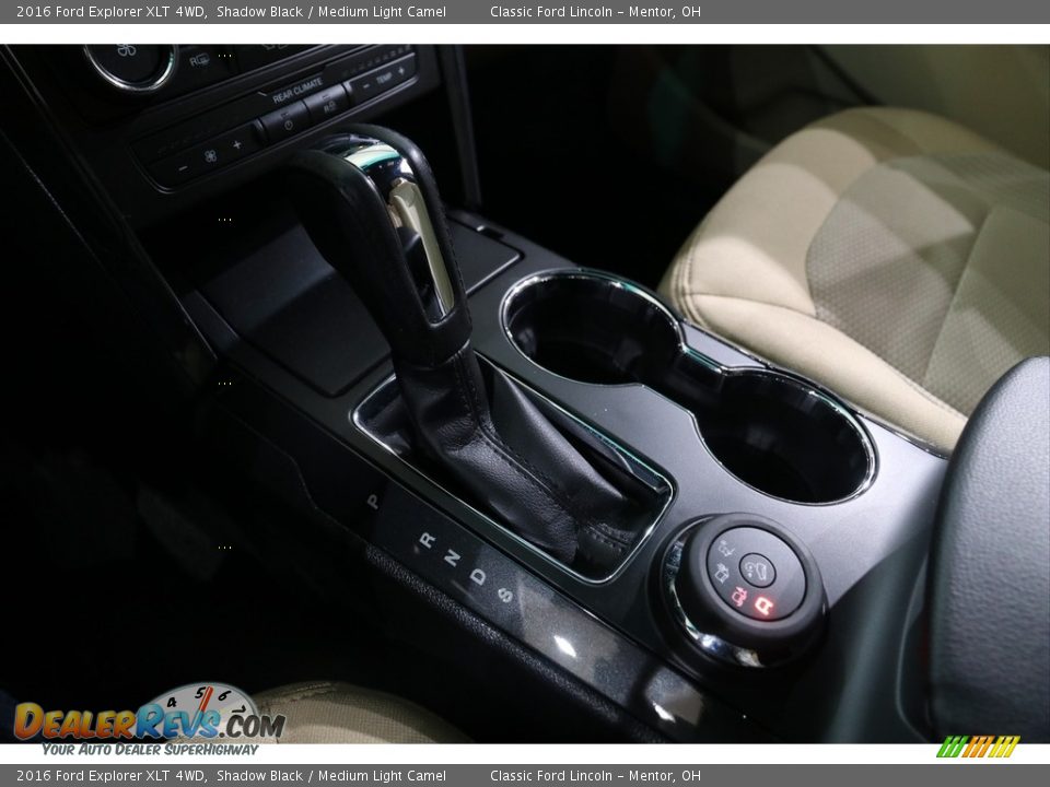 2016 Ford Explorer XLT 4WD Shadow Black / Medium Light Camel Photo #12