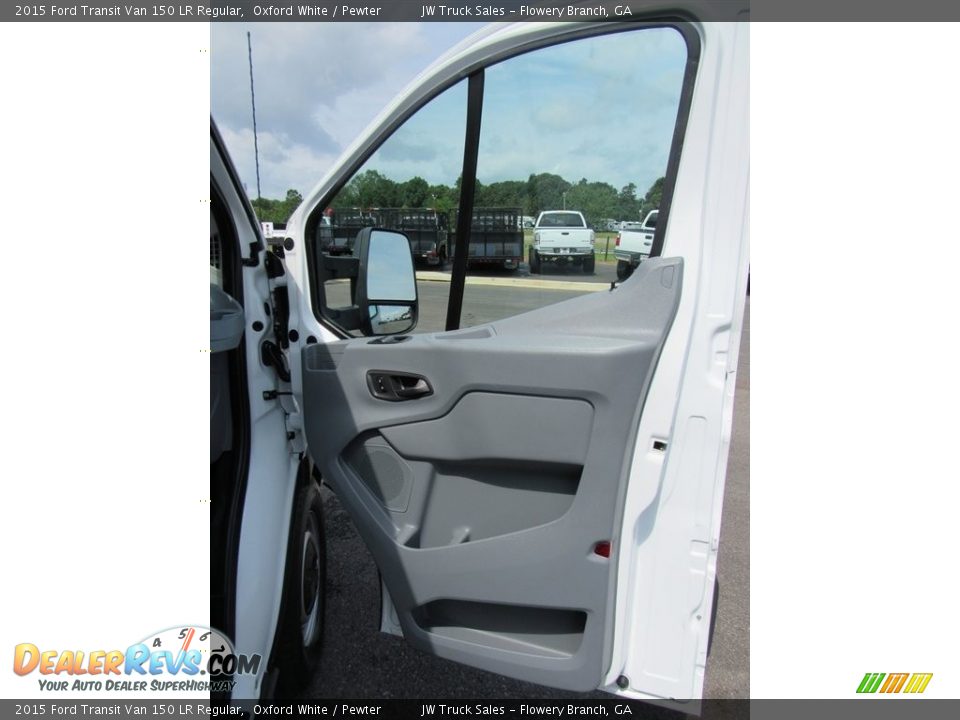 2015 Ford Transit Van 150 LR Regular Oxford White / Pewter Photo #19