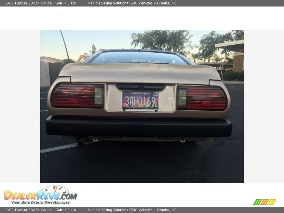 1982 Datsun 280ZX Coupe Gold / Black Photo #8