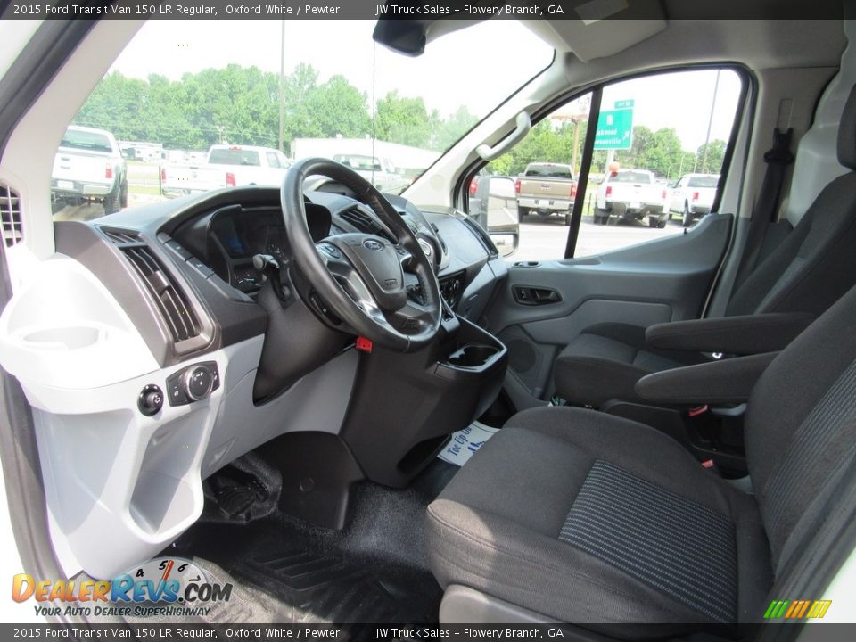 2015 Ford Transit Van 150 LR Regular Oxford White / Pewter Photo #27