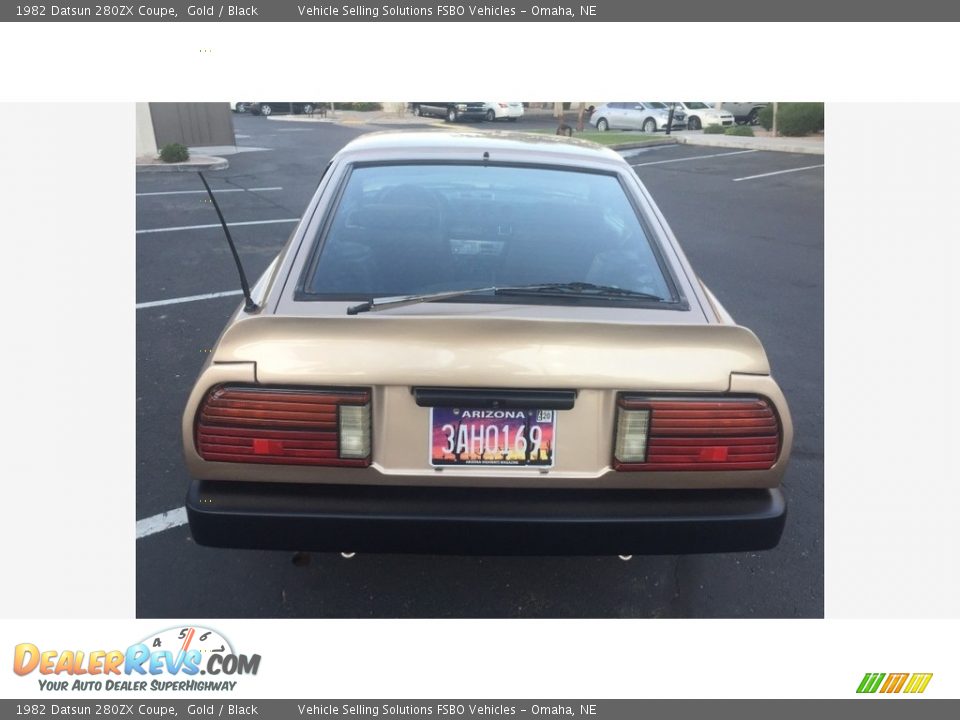 1982 Datsun 280ZX Coupe Gold / Black Photo #13