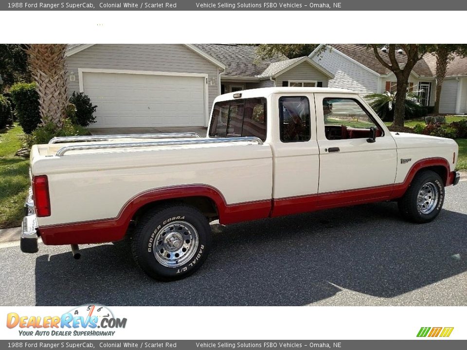 Colonial White 1988 Ford Ranger S SuperCab Photo #1