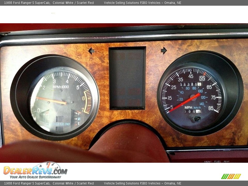 1988 Ford Ranger S SuperCab Gauges Photo #4