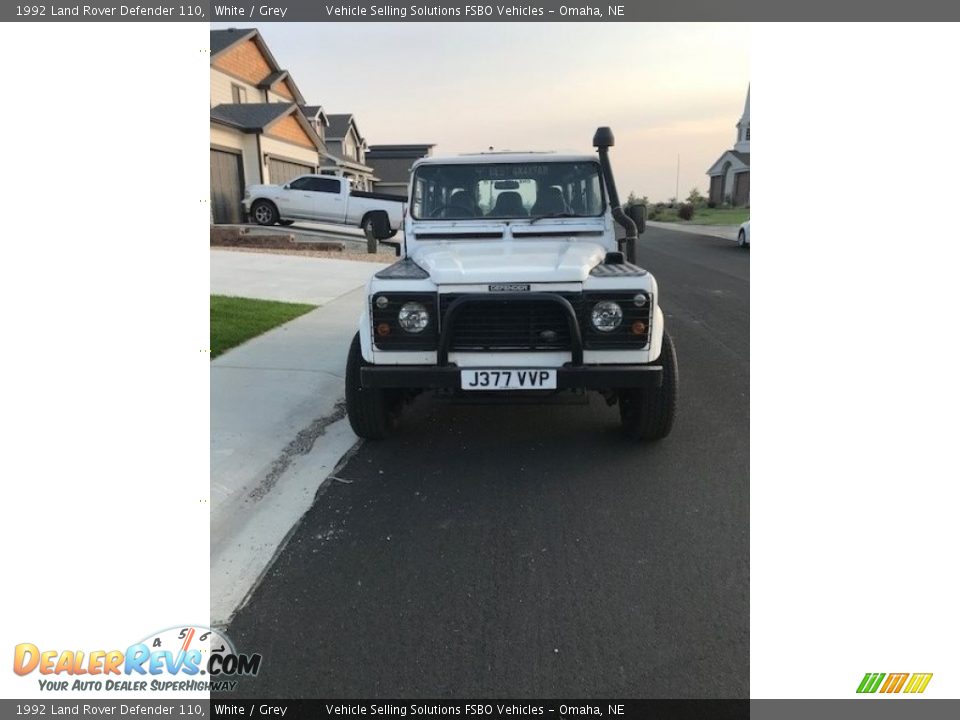 White 1992 Land Rover Defender 110 Photo #6