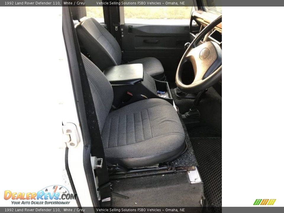 Front Seat of 1992 Land Rover Defender 110 Photo #11
