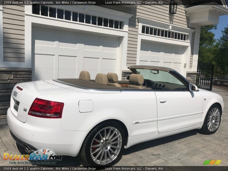 2009 Audi A4 3.2 quattro Cabriolet Ibis White / Cardamom Beige Photo #24