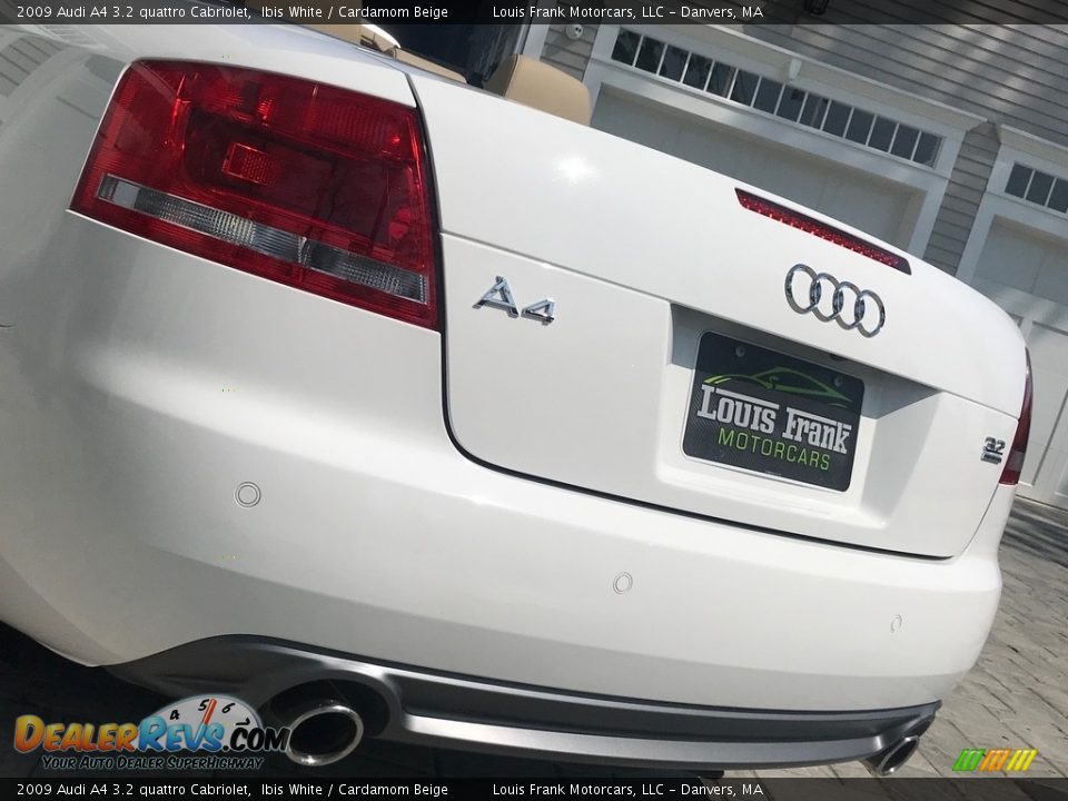 2009 Audi A4 3.2 quattro Cabriolet Ibis White / Cardamom Beige Photo #30