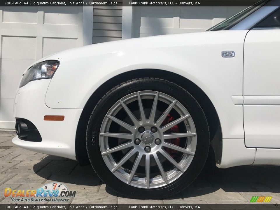 2009 Audi A4 3.2 quattro Cabriolet Ibis White / Cardamom Beige Photo #31