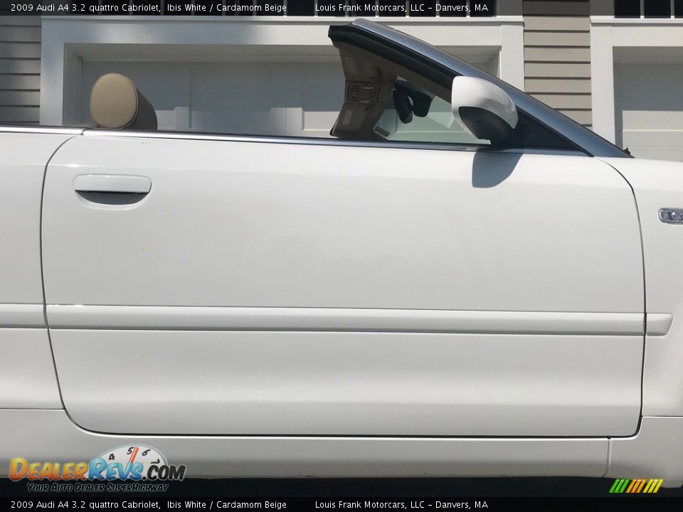 2009 Audi A4 3.2 quattro Cabriolet Ibis White / Cardamom Beige Photo #34
