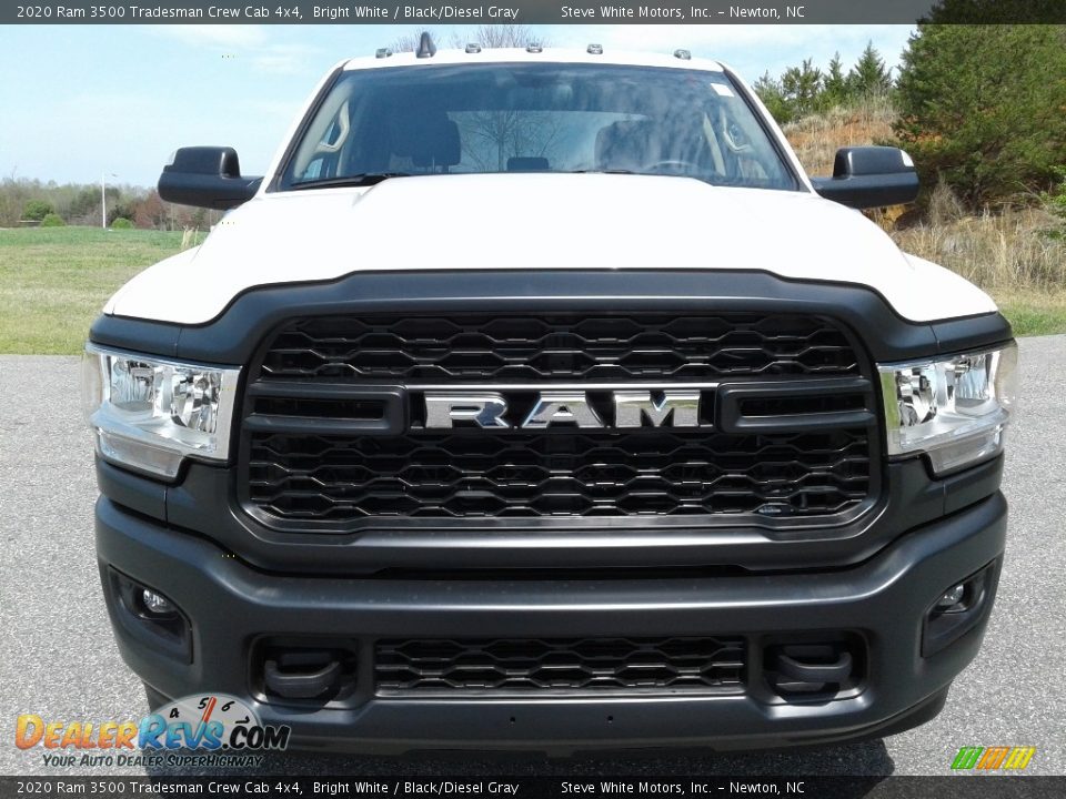 2020 Ram 3500 Tradesman Crew Cab 4x4 Bright White / Black/Diesel Gray Photo #3