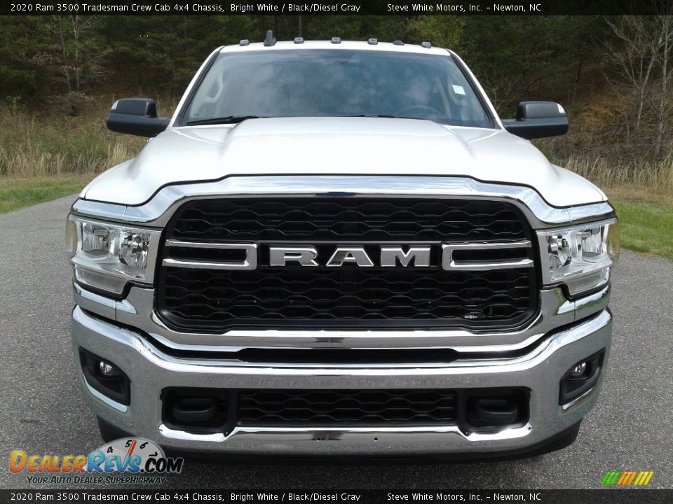 2020 Ram 3500 Tradesman Crew Cab 4x4 Chassis Bright White / Black/Diesel Gray Photo #3