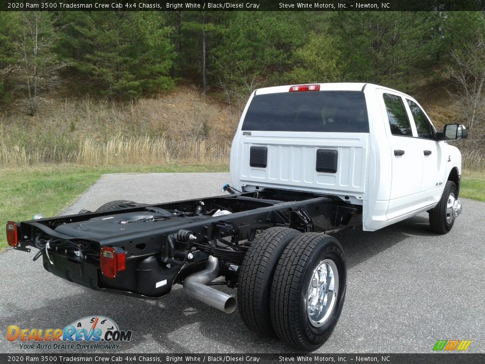 2020 Ram 3500 Tradesman Crew Cab 4x4 Chassis Bright White / Black/Diesel Gray Photo #6