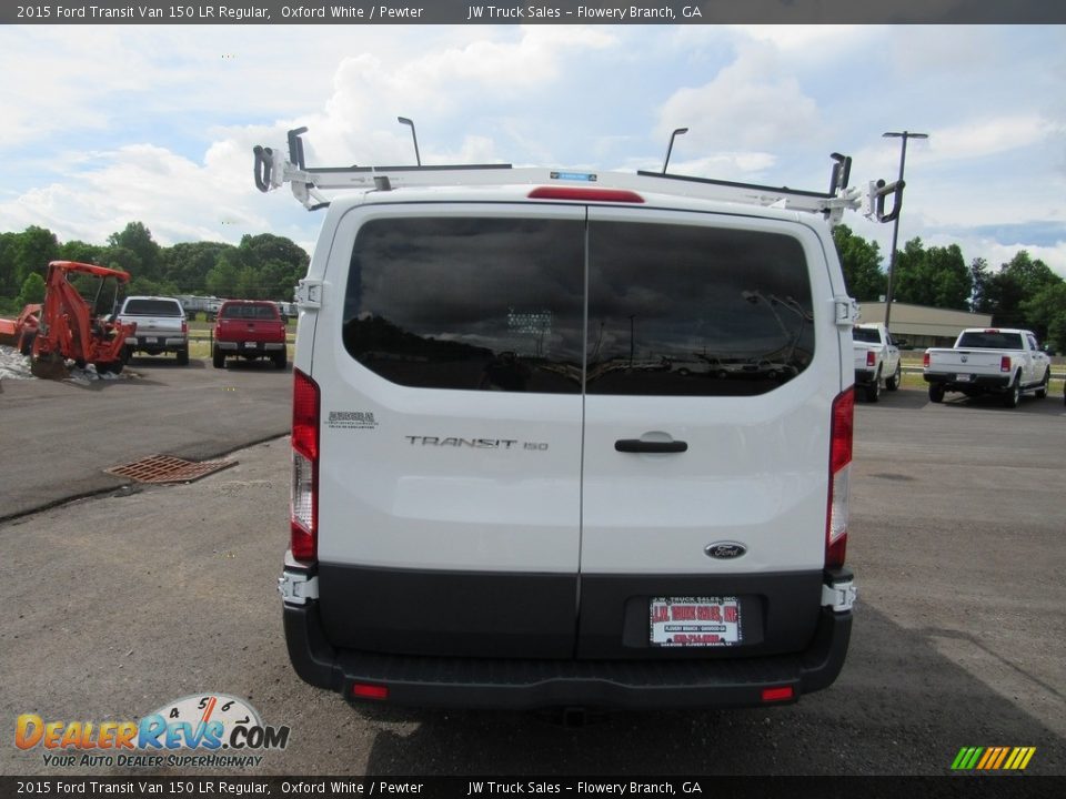 2015 Ford Transit Van 150 LR Regular Oxford White / Pewter Photo #4