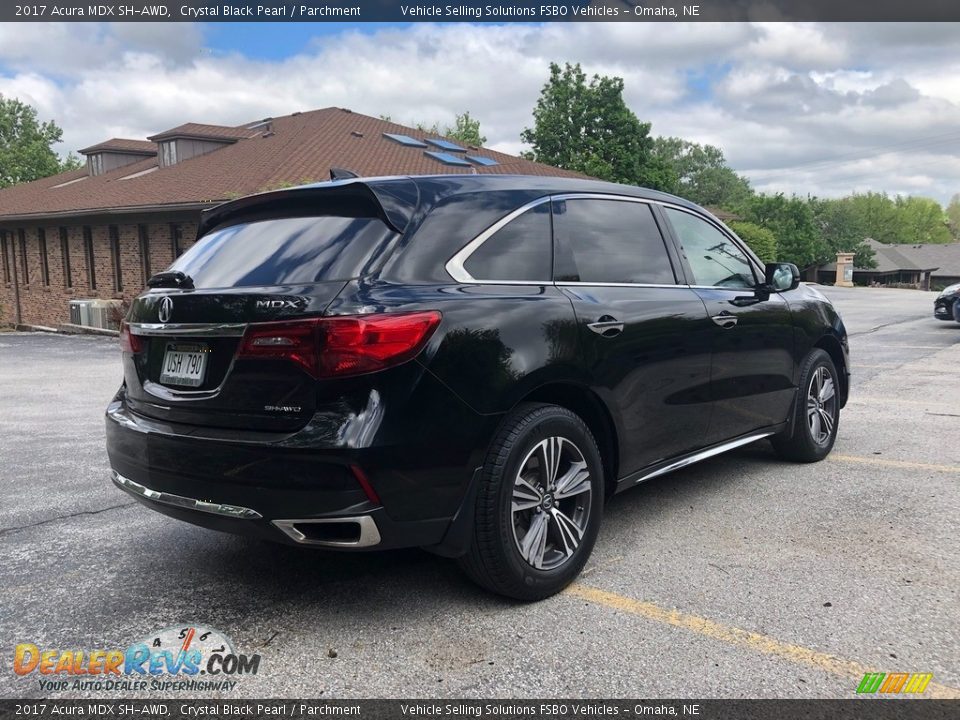 2017 Acura MDX SH-AWD Crystal Black Pearl / Parchment Photo #12